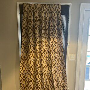 Custom Drapery - Curtain - Brand New – Linen Cotton Velvet with Cotton Backing